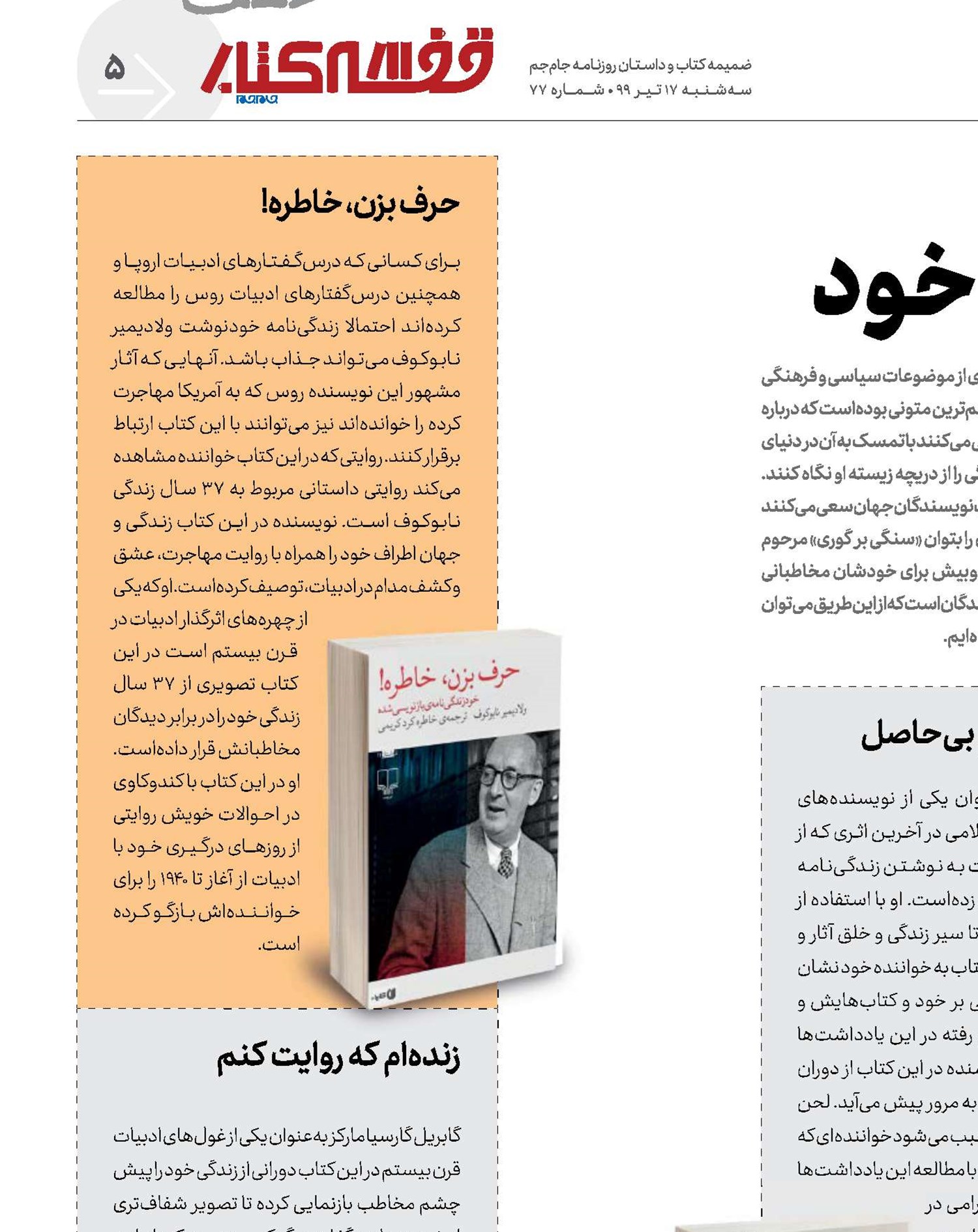 نویسنده به روایت خود