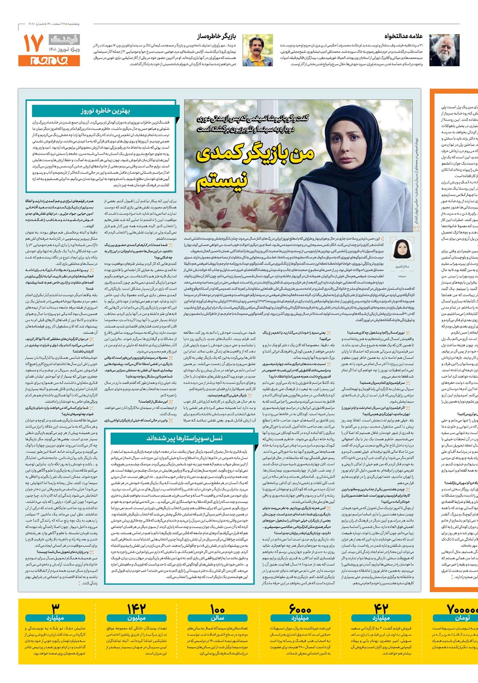 روزنامه تاریخ ۲۶ اسفند ۱۴۰۰