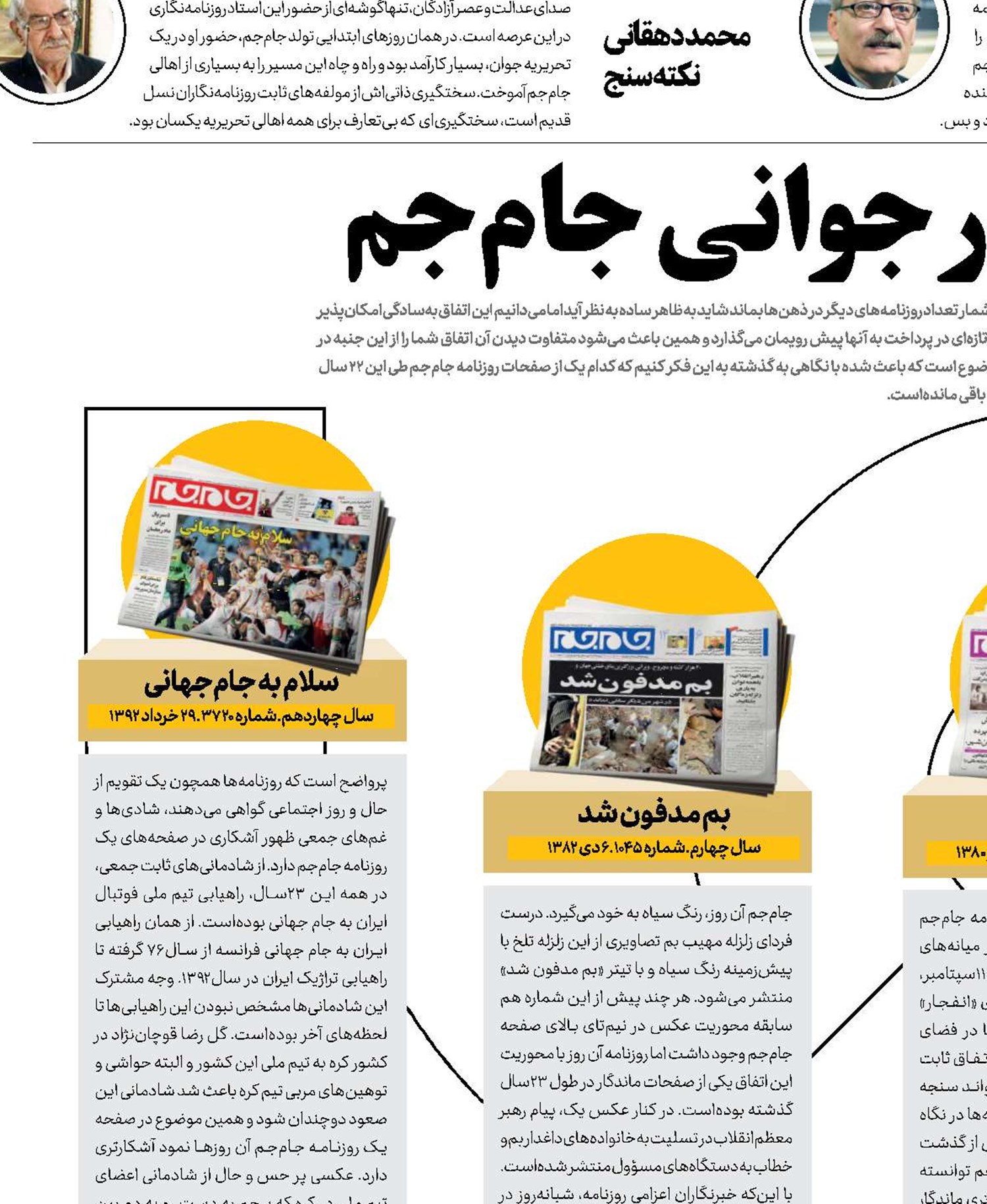 روزگار جوانی جام‌جم