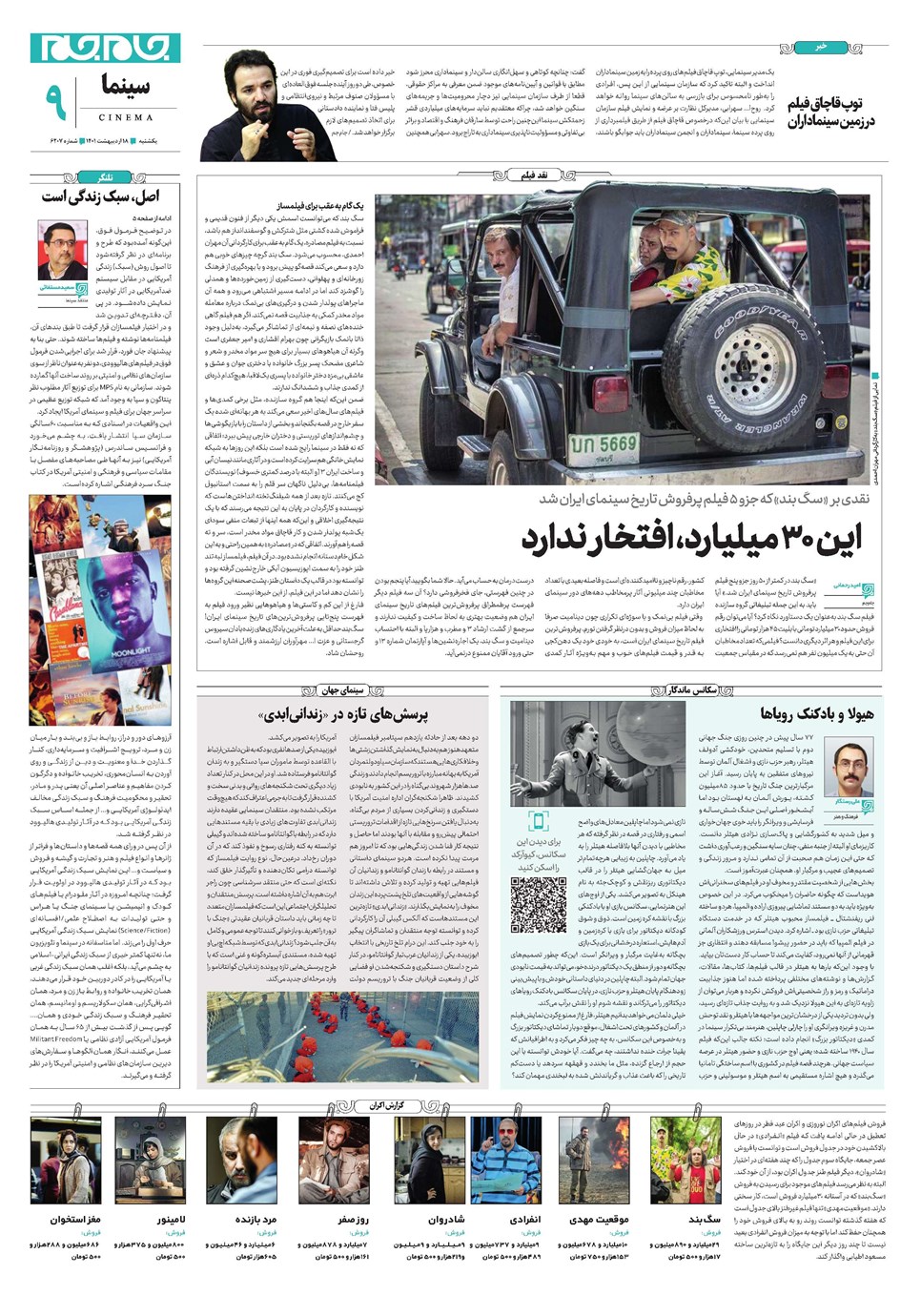 روزنامه تاریخ ۱۸ اردیبهشت ۱۴۰۱