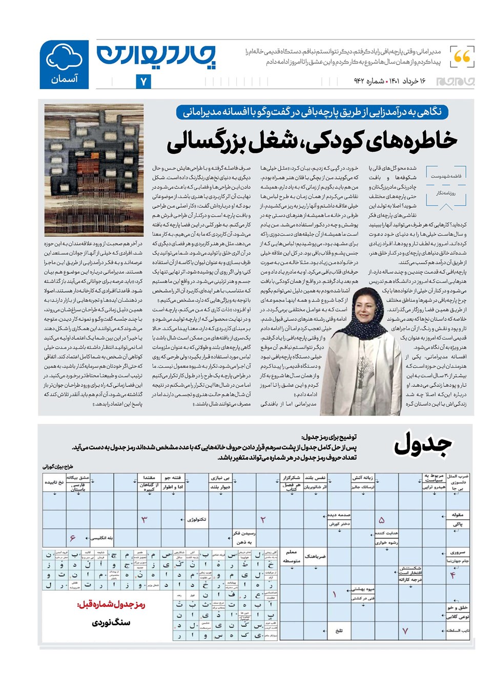 روزنامه تاریخ ۱۶ خرداد ۱۴۰۱