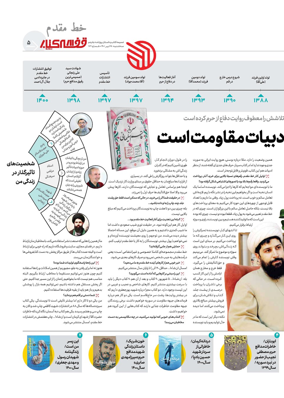روزنامه تاریخ ۲۸ تیر ۱۴۰۱