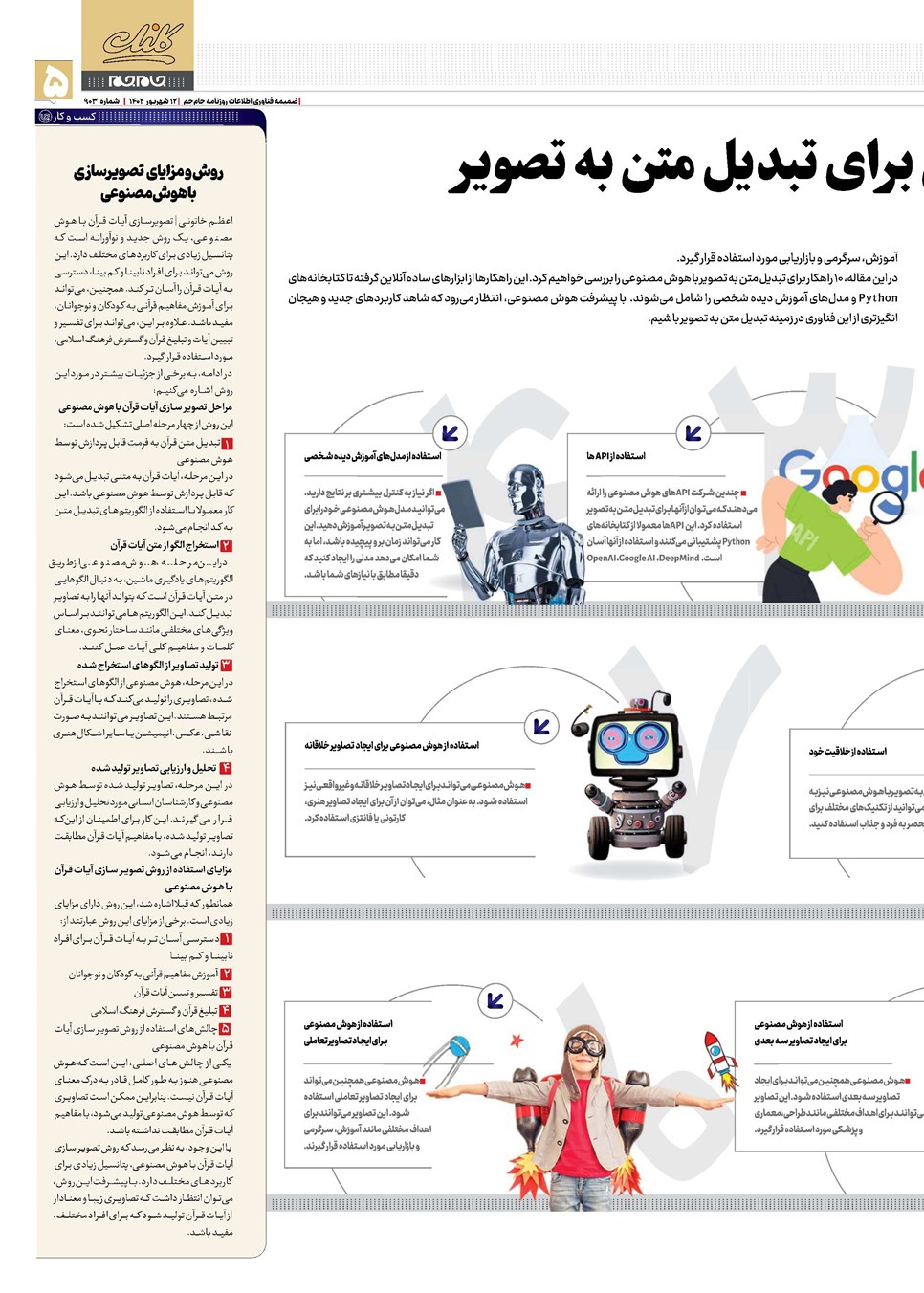 روزنامه تاریخ ۱۲ شهریور ۱۴۰۲