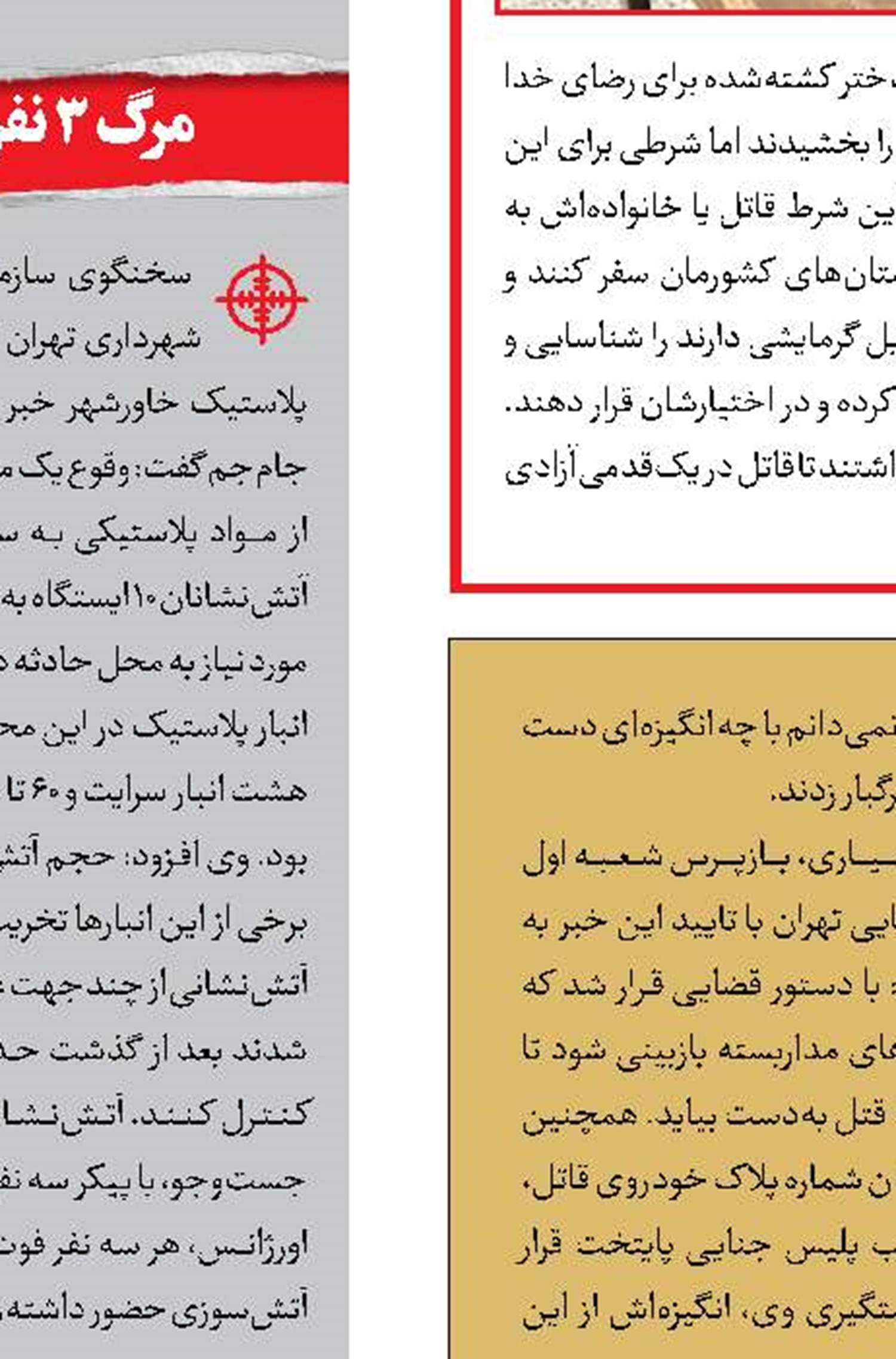 قاتل خواهر بعد از 10سال بخشیده شد