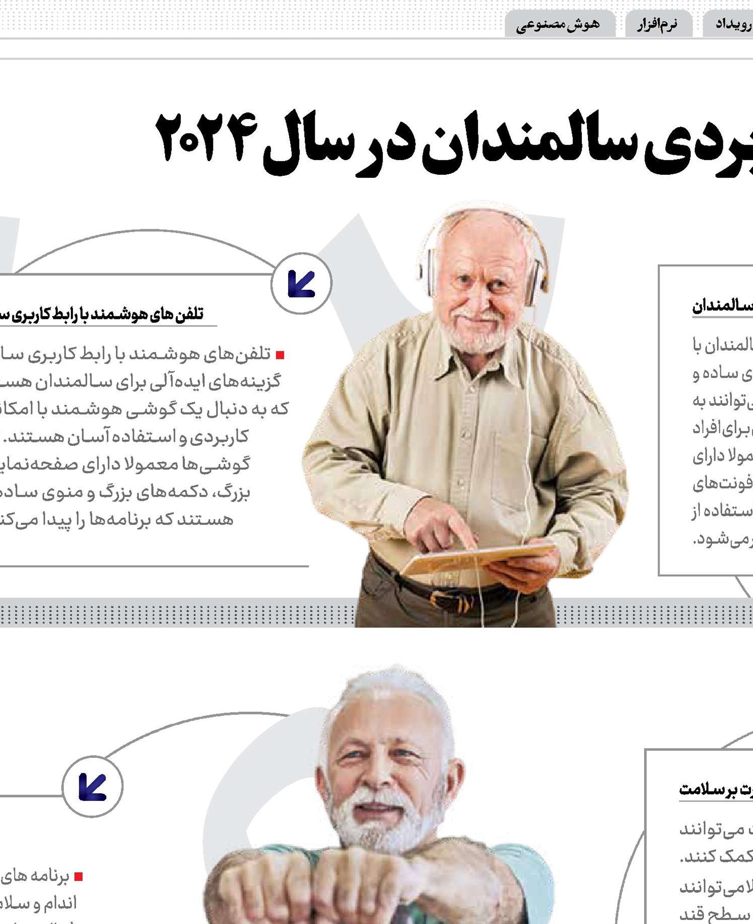 10 ابزار کاربردی سالمندان در سال 2024