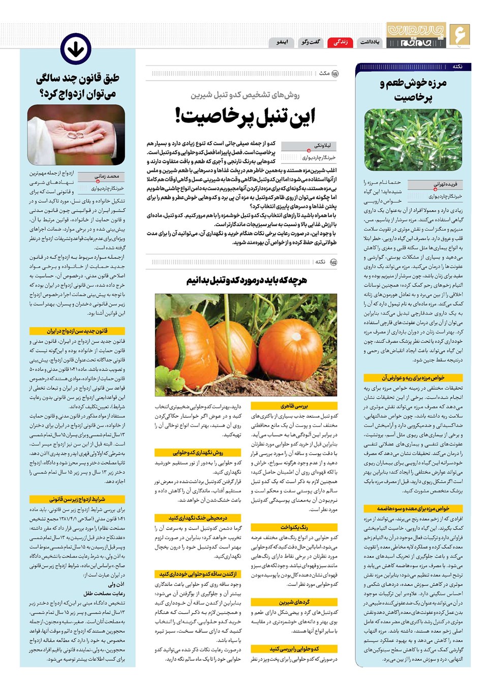 روزنامه تاریخ ۷ آبان ۱۴۰۳