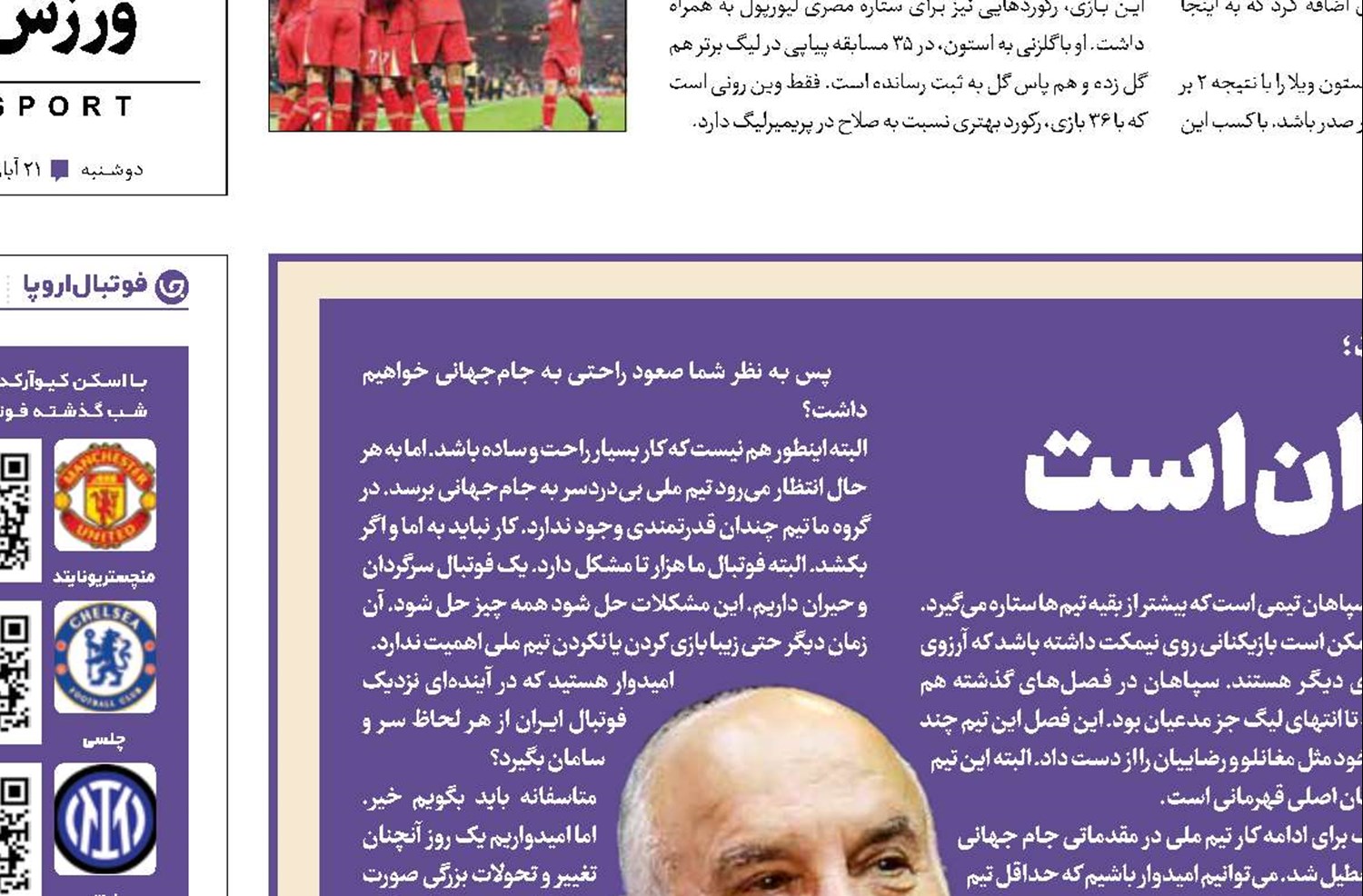 فوتبال ما حیران و سرگردان است