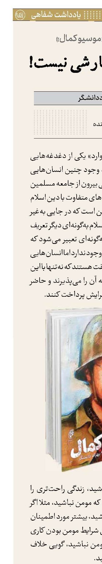 این رمان سفارشی نیست!