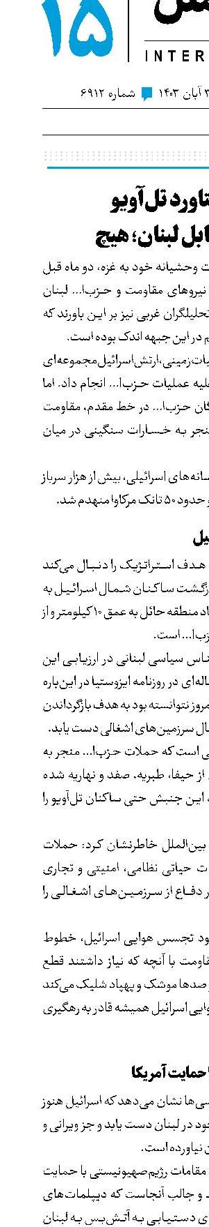 دستاورد تل‌آویو در مقابل لبنان؛ هیچ