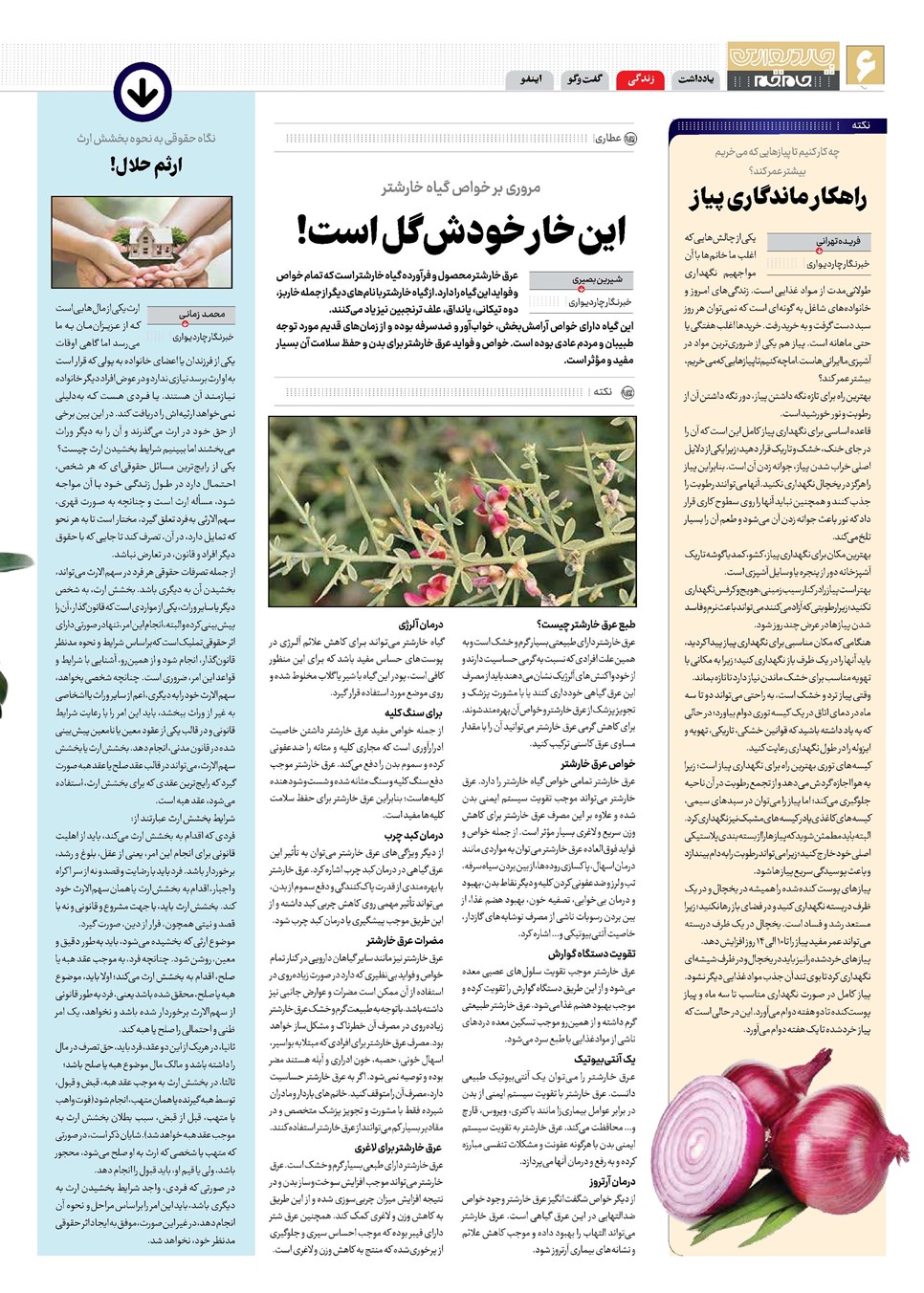 روزنامه تاریخ ۵ آذر ۱۴۰۳
