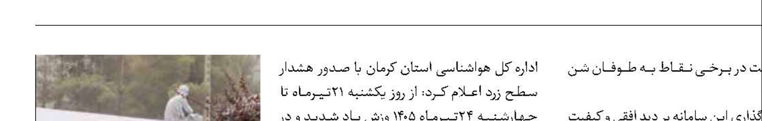 کرمان در غبار؛ هشدار هواشناسی صادر شد 