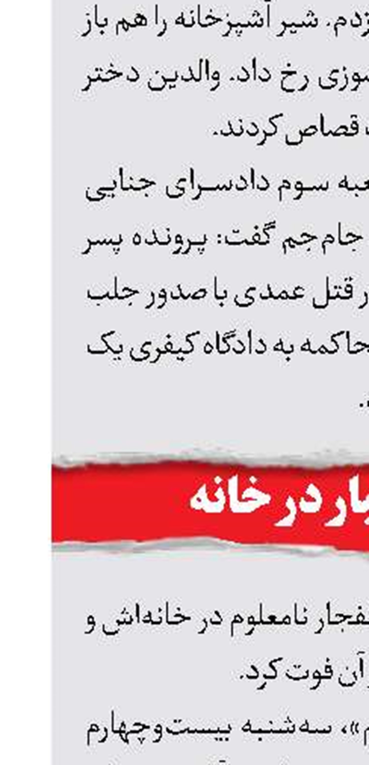 بازداشت عامل پرتاب کوکتل مولوتف 